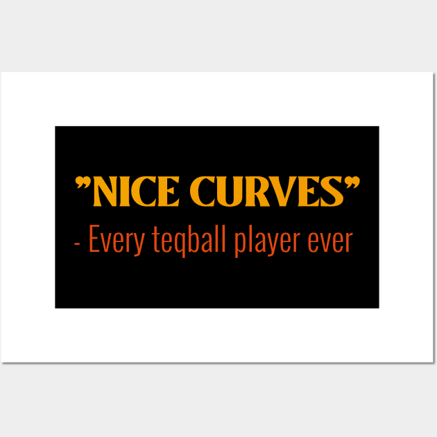 Nice Curves - Teqball Wall Art by Teqball Store